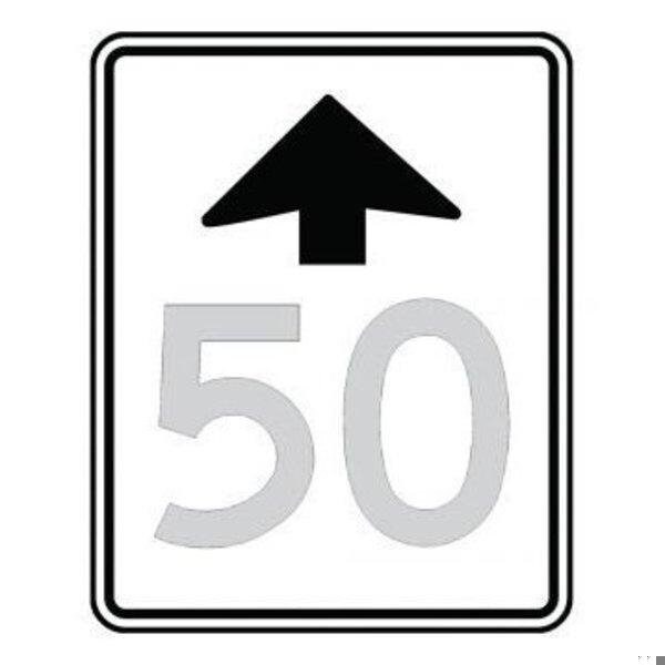 Accuform SPEED SIGN 30 in X 24 in DG HIGH PRISM FRR20640DP - main